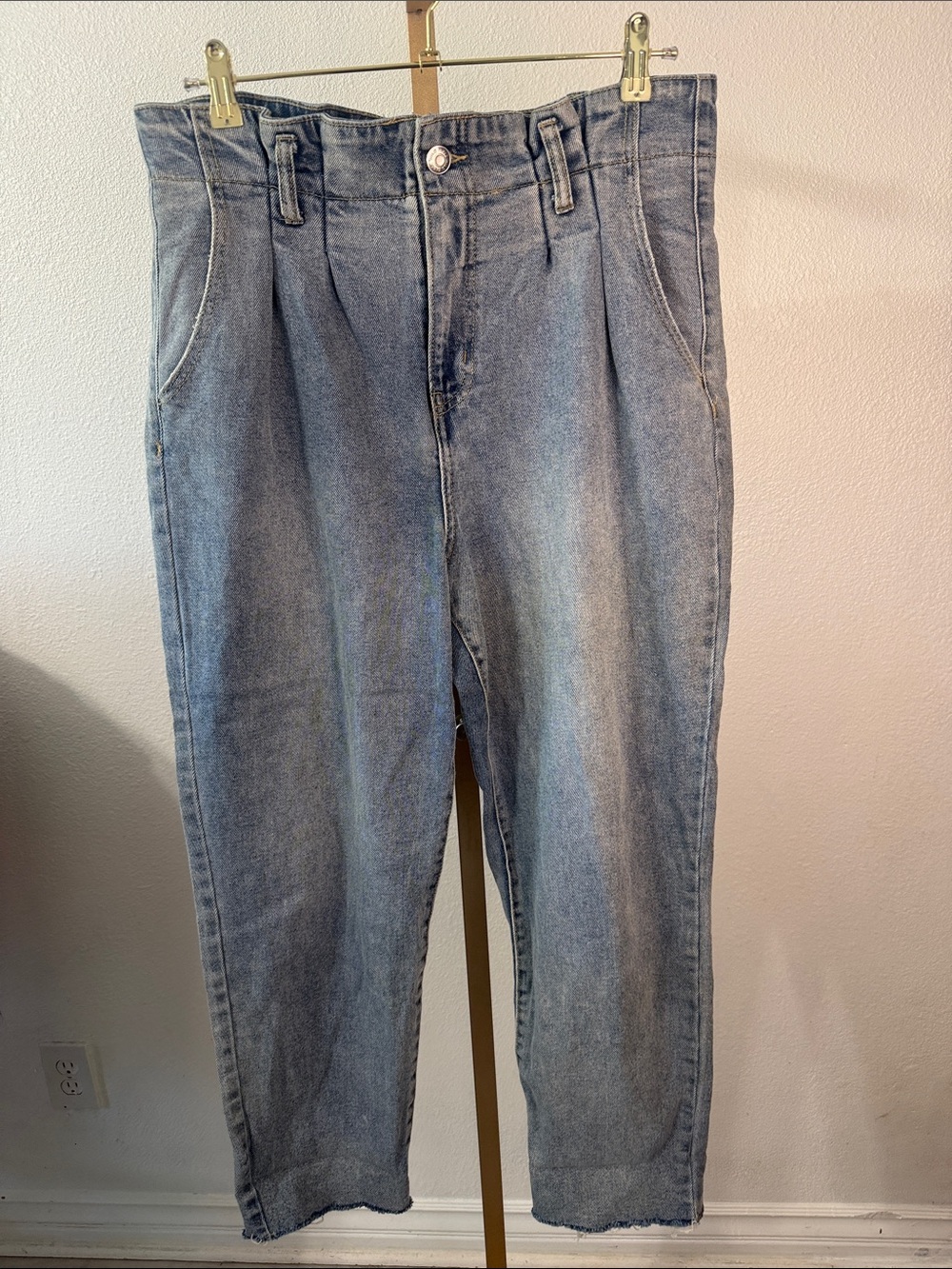 High-Waist Light Blue Women’s Jeans-Size 12